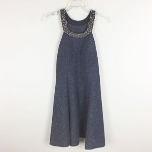 Betsy & Adam | Navy Sparkly Cocktail Dress - E81